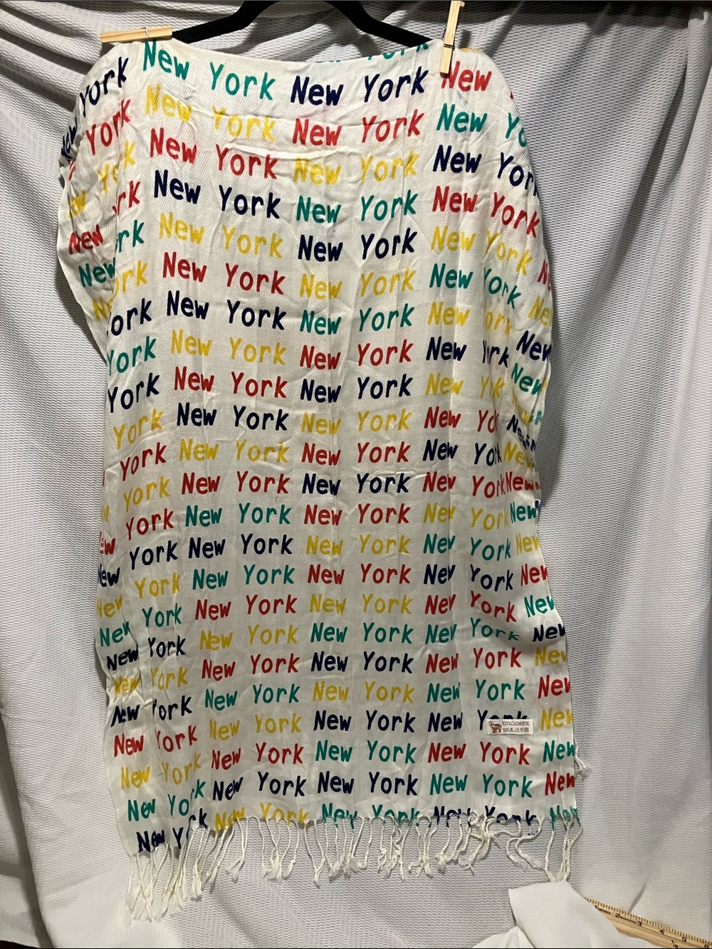 New York Multi-Color Lightweight Scarf Wrap